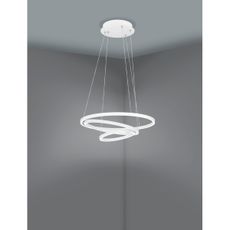 Eglo 900478 - LED Stmievateľný luster na lanku LOBINERO-Z LED/43,2W/230V biela