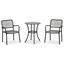 Autronic Záhradný set 1+2, kov, polyratan, sivá ,AZ-L1103 GREY