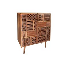 Estila Orientálna masívna komoda Adassil s dekoratívnymi dvierkami 100cm