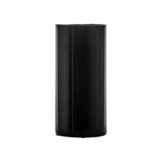 Estila Dizajnová art deco sklenená váza Elegance oválneho tvaru čiernej farby 30cm