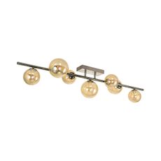 Brilagi - LED Prisadený luster MILLA 7xG9/3W/230V lesklý chróm/zlatá