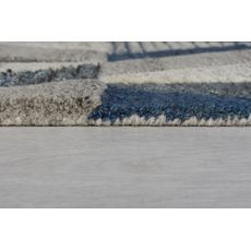 Flair Rugs , AKCIA: 160x230 cm Kusový koberec Moda Asher Blue, modrá, chodba / predsieň