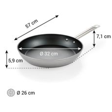 Hliníková panvica s nepriľnavým povrchom ø 32 cm GrandChef+ – Tescoma