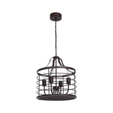 Luster na reťazi SINGLE 6 4xE27/60W/230V