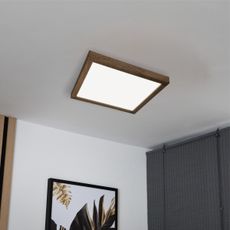Brilagi-LED Kúpeľňové svietidlo WOODY FRAME LED/40W/230V 60x60 cm IP44 dub orech