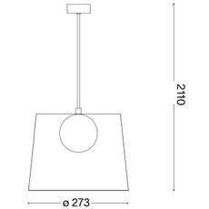 Ideal Lux - LED Luster na lanku FADE 1xG9/3W/230V pr. 27,3 cm meď/dymová