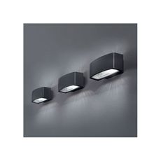 Ideal Lux - Vonkajšie nástenné svietidlo ANDROMEDA 2xE27/60W/230V IP55 antracit
