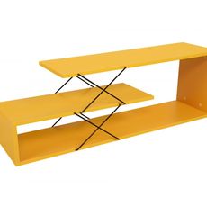 Hanah Home TV stolík Zigzag 120 cm žltý