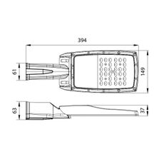 LED Pouličná lampa NOVUM PLUS LED/50W/230V IP65