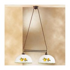 Kolarz 731.82.129 - Luster na lanku NONNA 2xE27/75W/230V citróny