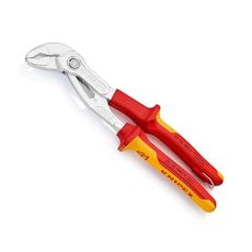 Inštalatérske kliešte VDE-Cobra 250 mm. Knipex 87 26 250 T - 1000V. Chrómované, viaczložkové objímky