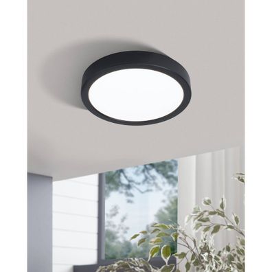 Čierne LED stropné svietidlo FUEVA 5 – EGLO