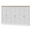 Skriňa 6d Tara p6/ta white/pacific walnut