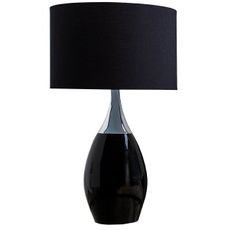 Estila Moderná štýlová stolná lampa Carla 60cm čierna