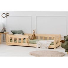 Detská posteľ z borovicového dreva v prírodnej farbe 80x180 cm Mila CP – Adeko