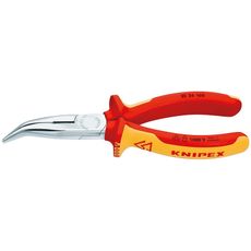 Pologuľaté kliešte s britmi chrómované 160 mm - 2526160