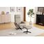 Livetastic RELAXAČNÉ KRESLO S PODNOŽKOU, textil, koža, taupe