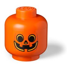 Oranžový úložný box LEGO® Pumpkin Head L