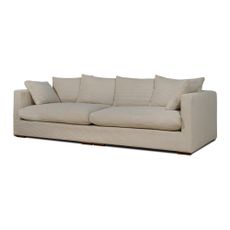 Béžová menčestrová pohovka 266 cm Comfy – Scandic