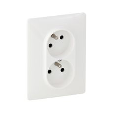 Legrand 753186 - Zásuvka domová VALENA LIFE 250V/16A 2x2P+T biela