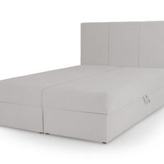 Wilsondo Čalúnená manželská boxspring posteľ Aluria - béžová Rozmer: 140x200