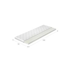 NABBI P25 90 obojstranný penový matrac (topper) PUR pena / látka