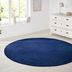 Hanse Home Collection koberce Kusový koberec Nasty 104447 darkblue - 200x200 (priemer) kruh cm