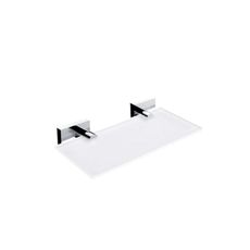 Nimco Keira - Polička, dĺžka 20 cm, matné sklo/chróm KE 22091B-20-26