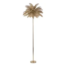 Stojacia lampa v zlatej farbe (výška 160 cm) Palm – Mauro Ferretti