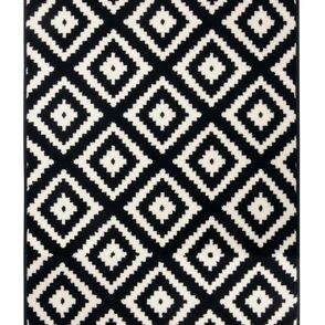 Hanse Home Collection koberce Kusový koberec Hamla 105477 Black Cream - 80x200 cm