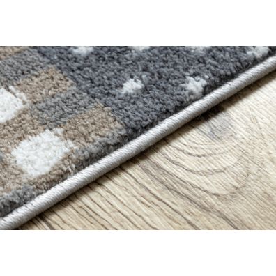 Dywany Łuszczów , Detský kusový koberec Fun Pets grey, 80x150, šedá, detská izba