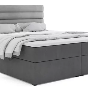 Posteľ Boxspring Mona, 200x160, sivá (Mono 247)