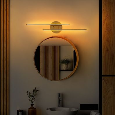 LED nástenné svietidlo v zlatej farbe Umut – Opviq lights