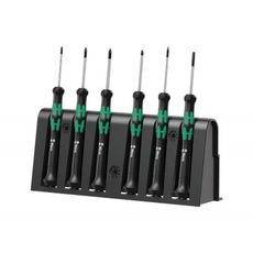Wera 030181 Kraftform Micro 2050/6 elektronické skrutkovače (sada 6 kusov + stojan)