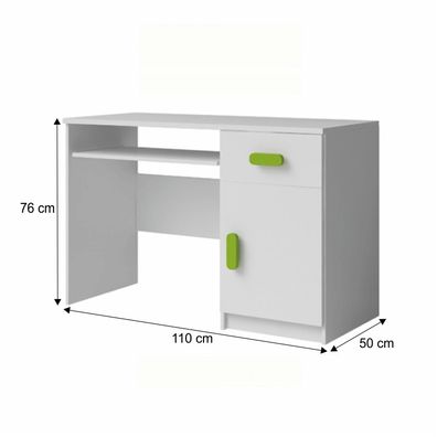 KONDELA Svend Typ 8 pc stolík biela