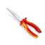 Knipex 26 16 200 T Polkruhové kliešte s čepeľami - chrómované, viackomponentné puzdrá VDE (200 mm)