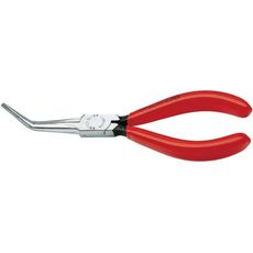 KNIPEX 31 21 160 Polkruhové ihlové kliešte na uchopenie 160 mm - leštená hlava, plastové puzdrá