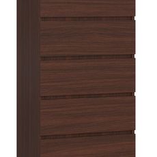 Ak furniture Komoda Kuba 60 cm - 5 zásuviek wenge