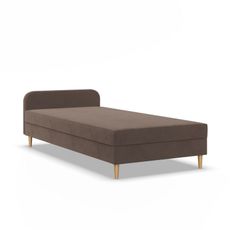 Čalúnená posteľ CASPE s čelom 80x200 cm s pružinovým matracom
