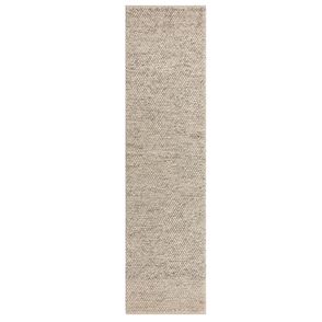 Flair Rugs koberce Ručně tkaný behúň Minerals Light Grey - 60x230 cm