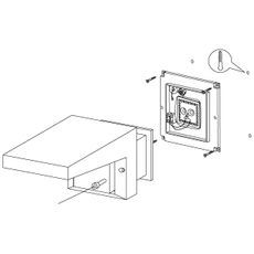 Eglo 95097 - Vonkajšie nástenné svietidlo DESELLA 1 LED/10W/230V