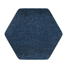 Čalúnený akustický panel nástenný Luna 30 denim hexagon - Hexagon 6x15 cm