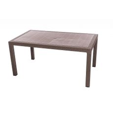 Deokork Záhradná zostava z umelého ratanu HAVANA 1+6 (cappuccino)