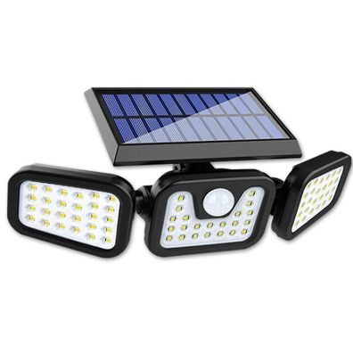 LED Solárny reflektor so senzorom LED/15W/3,7V 2400 mAh IP54 4500K