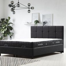 Moderná dvojlôžková posteľ Vitalia 150 x 200 - antracitová