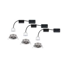 Paulmann 92973 - SADA 3xLED/4,2W IP23 Stmievateľné kúpeľňové svietidlo COIN 230V