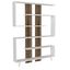 Knižnica Rain White Walnut