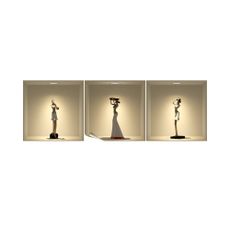 Sada 3 3D samolepiek Ambiance African Statues