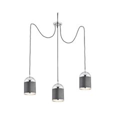 Argon 1341 - Závesné svietidlo ANDROS 3xE27/60W/230V