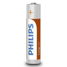 Philips R03L4B/10 - 4 ks Zinkochloridová batéria AAA LONGLIFE 1,5V 450mAh